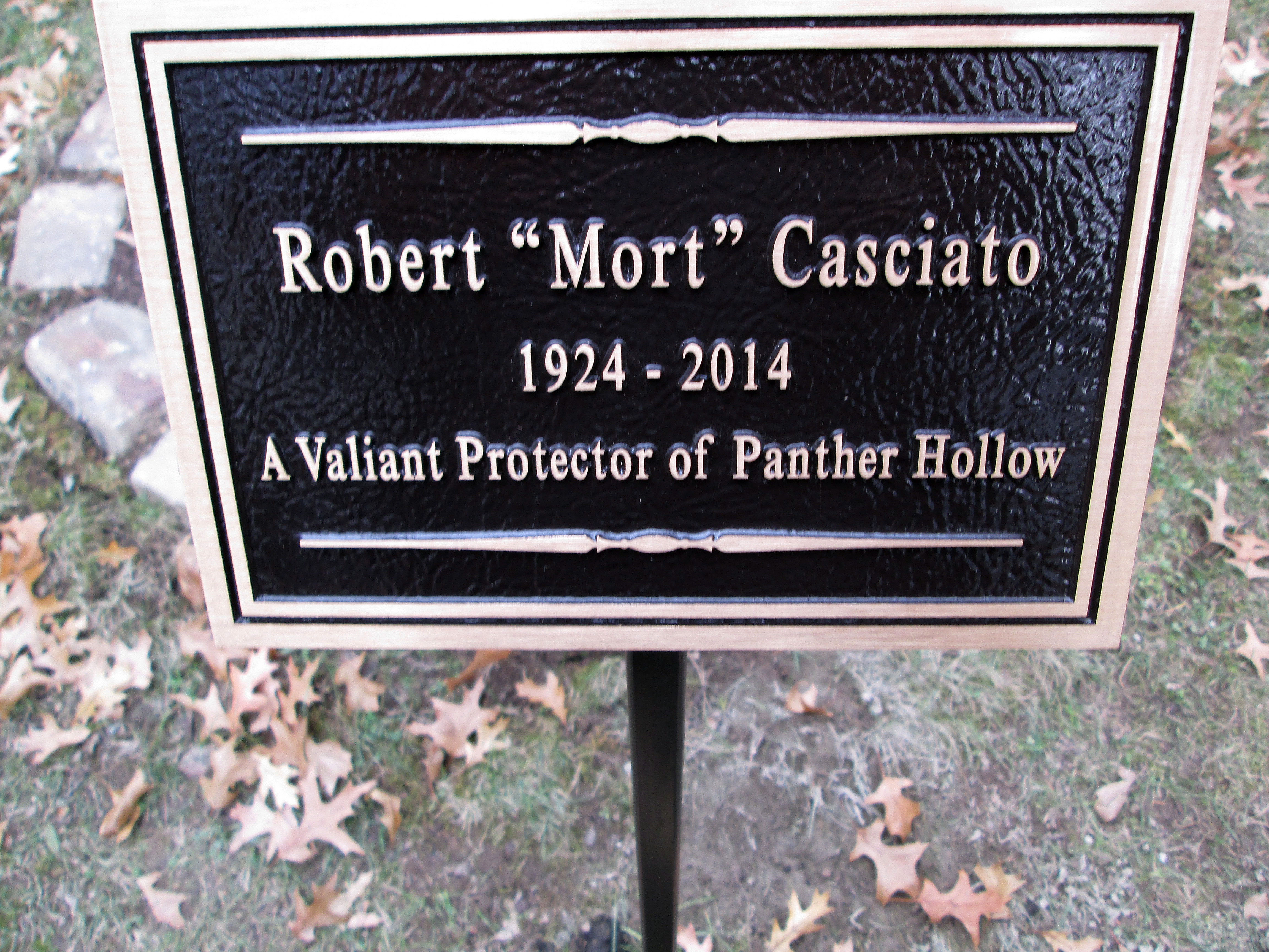 Panther Hollow sign